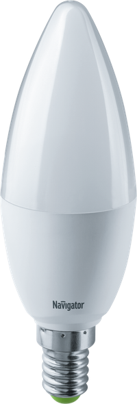 Лампа светодиодная LED 8.5вт Е14 белый матовая свеча (Navigator Group) 61325