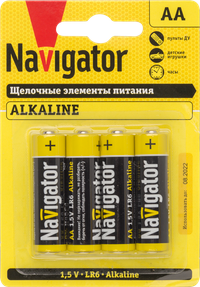 Батарейка NBT-NPE-LR6-BP4 (Navigator Group) 61463