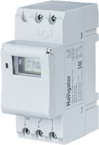 Таймер Navigator 61 559 NOTRE-D01-GR на DIN-рейку электронный (Navigator Group) 61559