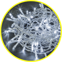 Гирлянда новогодняя светодиодная NGF-S01-100CW-5-6.5m-230-C8-TR-IP20 (Navigator Group) 61808