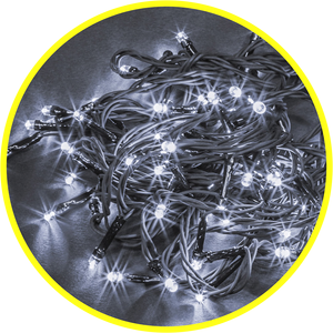 Гирлянда новогодняя светодиодная NGF-S01-100CW-10-9.5m-230-C8-BL-IP44 (Navigator Group) 61824