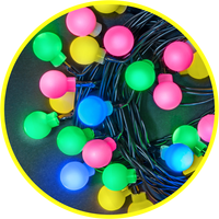 Гирлянда новогодняя светодиодная NGF-B01-80RGBWW-8-7.9m-230-C8-BL-IP20 (Navigator Group) 61835