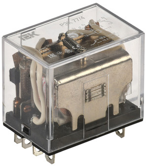 Реле промежуточное 24В DC 4пк 10A РЭК77/4 с индикацией (ONI) RRP10-4-10-024D-LED