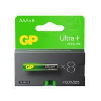 Батарейка алкалиновая c технологией G-tech GP Ultra Plus Alkaline 24А AАA - 8 шт. на блистере (GP) 620