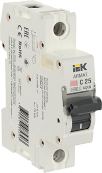 ARMAT Выключатель автоматический однополюсный C 25А M06N (IEK) AR-M06N-1-C025