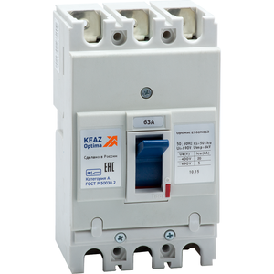 Выключатель автоматический OptiMat E100N063-УХЛ3 (КЭАЗ) 224961