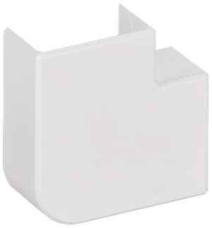 METRA MINI Поворот на 90град 24х14мм белый (IEK) 638133