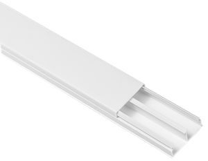 METRA MINI Кабель-канал 40/2х16мм двухсекционный белый (IEK) 638195