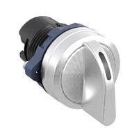 Головка переключателя на 3 положения с фиксацией стандартная ручка, черный, алюминий (DKC) M22S-L3A