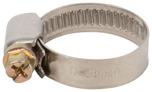 Хомут обжимной (нержавеющая сталь) 13-26 мм (FIT) 64275