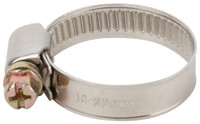 Хомут обжимной (нержавеющая сталь) 16-32 мм (FIT) 64277