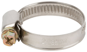 Хомут обжимной (нержавеющая сталь) 23-35 мм (FIT) 64279