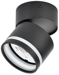LIGHTING Светильник 4034 настенно-потолочный под лампу GX53 черный IEK (IEK) LT-USB0-4034-GX53-1-K02
