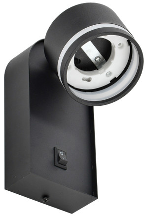 LIGHTING Светильник 4035 накладной настенный под лампу GX53 черный IEK (IEK) LT-UBB0-4035-GX53-1-K02