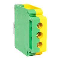 Клеммная колодка винтовая 35 UT земля (EKF) scr-ut-35-pe