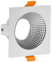 LIGHTING Светильник 4110 встраиваемый поворотный под лампу GU10 белый/хром пластик IEK (IEK) LT-UVB0-4110-GU10-1-K23