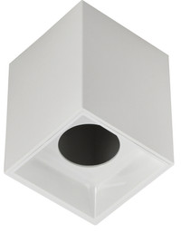 LIGHTING Светильник 4112 накладной потолочный под лампу GU10 белый пластик IEK (IEK) LT-UPB0-4112-GU10-1-K01