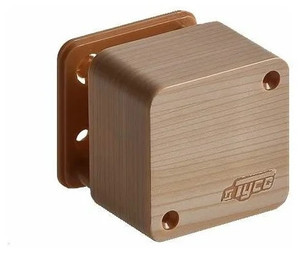 Коробка распределительная для о/п 55х55х32 (2 клемника/сосна на светлой основе) (RUVinil) 65002-27М