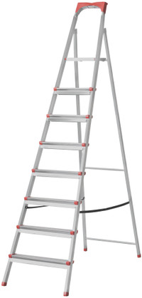 Лестница-стремянка стальная, 8 ступеней, вес 9.8 кг (FIT РОС) 65336