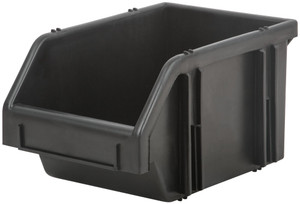Лоток для крепежа пластиковый черный 125х150х230 мм (FIT РОС) 65694