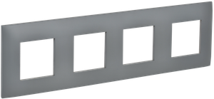 SKANDY Рамка 4-местная SK-F04Gr серый IEK (IEK) SK-M42-K03