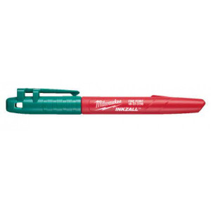 Маркер тонкий Зеленый INKZALL™ для стройплощадки (заказ кратно 36шт.) (Milwaukee) 4932492127