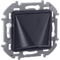 Вывод кабеля с зажимом для кабеля антрацит INSPIRIA (IEK) 673893