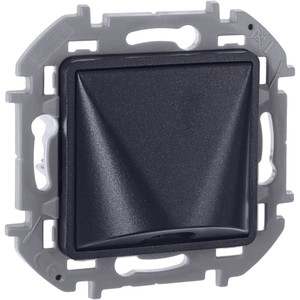 Вывод кабеля с зажимом для кабеля антрацит INSPIRIA (IEK) 673893