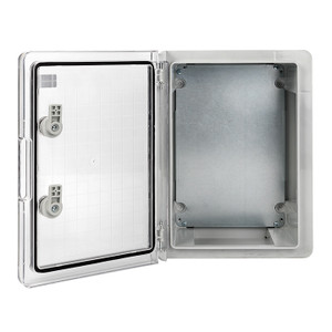 Бокс пластиковый с монтажной платой прозр. дверь 500х350х190 мм IP65 PROxima (EKF) PBT65MP005