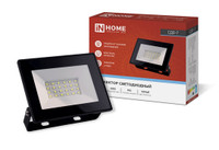 Прожектор светодиодный СДО-7 30 Вт 6500К IP65 черный IN HOME (IN-HOME) 4690612034621