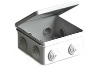 TYCO Коробка распределительная 100х100х50мм откидная крышка 8 вводов IP54 (RUVinil) 67045
