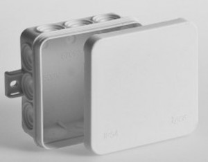 TYCO Коробка распределительная 100х100х35 IP54 12 белая (RUVinil) 67095Б