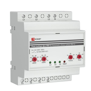 Реле выбора фаз РВФ-3 PROxima (EKF) RVF-3