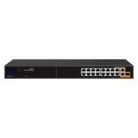 Коммутатор неуправляемый 19 портов RJ45/SFP  100 1000 Мб/сРоЕ 285Вт (TRASSIR) TR-NS11191S-285-16PoE