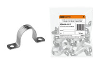 Скоба металлическая 2-х лапковая с внутренним d 25-26 мм (100шт) (TDM ELECTRIC) SQ0409-0017