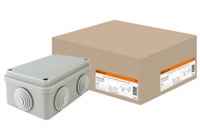 Распаячная коробка ОП 120х80х50мм крышка IP55 6 вх. TDM (TDM ELECTRIC) SQ1401-0105