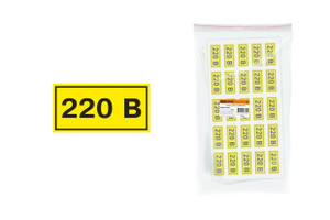 Символ ''220В'' 15х50мм (TDM ELECTRIC) SQ0817-0009
