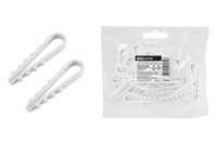 Дюбель-хомут ДХК-18 для круглого кабеля 11-18мм нейлон белый (100шт) (TDM ELECTRIC) SQ0539-0003