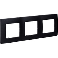 Рамка 3-местная антрацит ETIKA (IEK) 672583