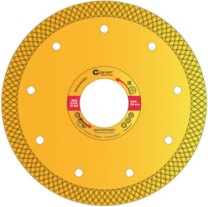 Диск отрезной алмазный универсальный-Турбо Profi Plus, 125X1.5X10.0X22.2 мм (CUTOP) 68-391