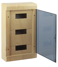 Щит распределительный навесной на 36 модулей с дверцей сосна IP40 (ЩРн-П-36) (RUVinil) 68036-27М