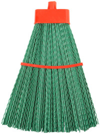 Метла пластиковая ''Люкс'' №9, веерная 260х380 мм (КУРС РОС) 68069