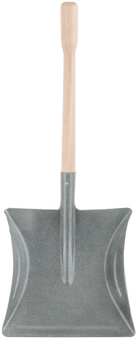 Совок для мусора стальной с ручкой (РОС) 68087