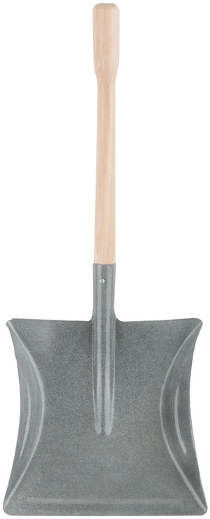 Совок для мусора стальной с ручкой (РОС) 68087