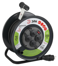Удлинитель силовой RMx-4es-3x2.5-20m-IP44KG на м. катушке c/з 4 гн2 0м КГ 3х2.5 RMx-4es-3x2.5-20m-IP44KG (ЭРА) Б0043057