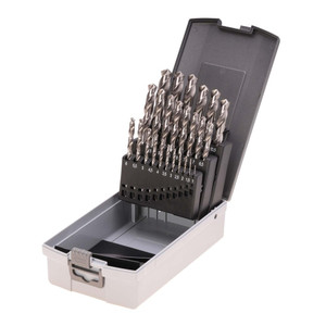 Набор сверл по металлу 1-13мм 25шт HSS-G 118° DIN338 (RUKO) 214215RO