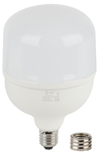 Лампа светодиодная LED 85 Вт 6800Лм 6500К T140 холодный E27/E40 (переходник) 170-265В LED POWER T140-85W-6500-E27/E40 (ЭРА) Б0032088