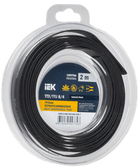Трубка термоусадочная ТТУ нг-LS 8/4 черная (2м/упак) IEK (IEK) UDR12-008-004-002-K02-T
