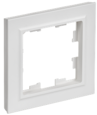 BRITE Рамка 1-местная РУ-1-БрАБ арктический белый IEK (IEK) BR-M12-K91