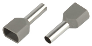 Наконечник-гильза с изолированным фланцем (упаковка 50 шт.) NO-225-105 (двойной) НШвИ(2) 4,0-12 (ЭРА) Б0063314